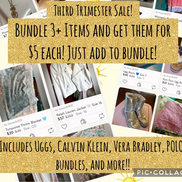 MAJOR SALE! BUNDLE 3+ ITEMS FOR $5 EACH! - Picture 1 of 2